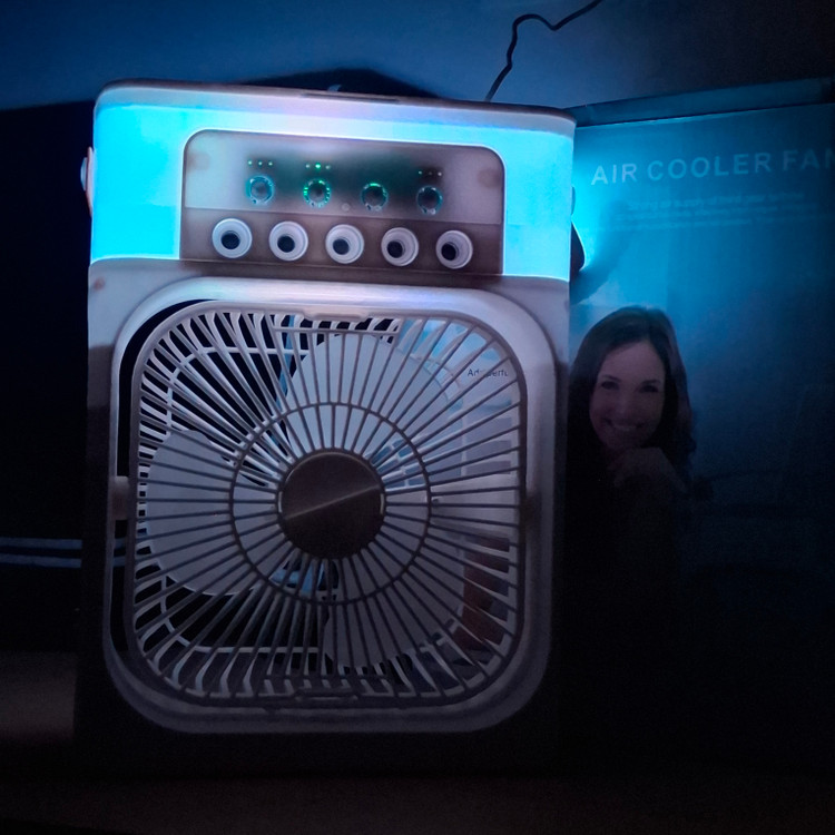 پنکه و کولر مه پاش رومیزی سایز بزرگ / مدل AIR COOLER FAN