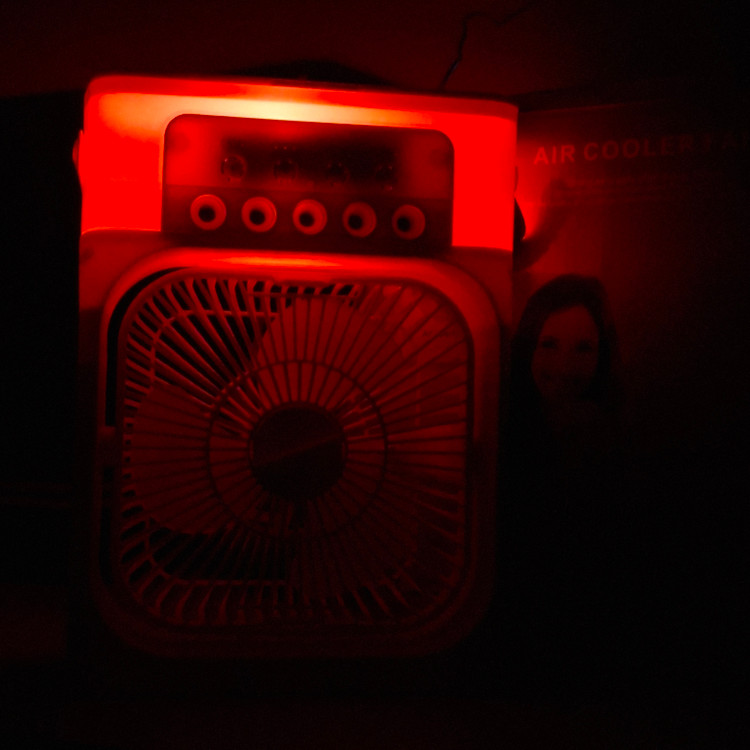 پنکه و کولر مه پاش رومیزی سایز بزرگ / مدل AIR COOLER FAN