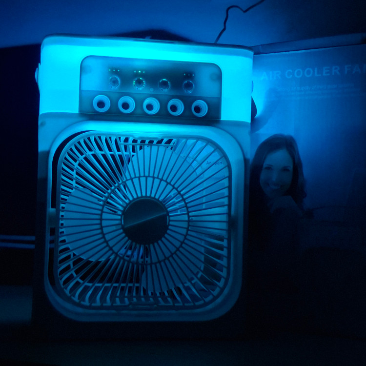 پنکه و کولر مه پاش رومیزی سایز بزرگ / مدل AIR COOLER FAN