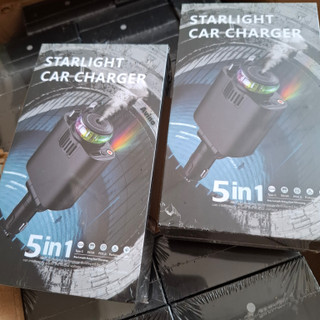 شارژر و بخور فندکی ۵ کاره ماشین starlight کیفیت اصلی